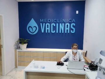 Ambiente da Mediclínica Vacinas Taubaté