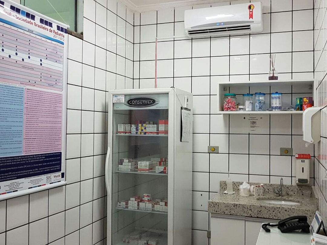 Ambiente da Mediclínica Vacinas Pindamonhangaba
